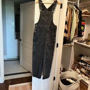 Madewell Charcoal Denim Overalls